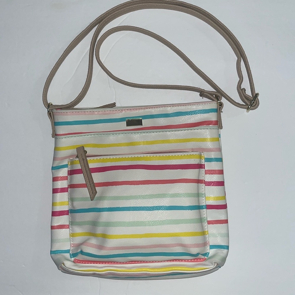 🔥Free w/any Purchase - Shoulder purse / clutch - Adjustable - Rainbow stripped